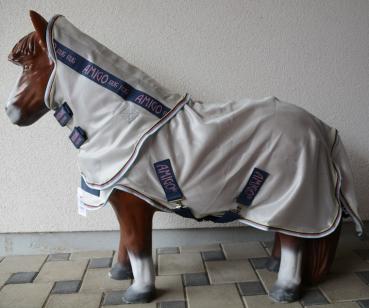 Horseware; AMIGO Petite Bug Rug Plus - silver/lime